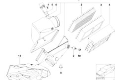 Z3 Z3 M3.2 S54 Roadster / Fuel Preparation System Suction Silencer Filter Cartridge