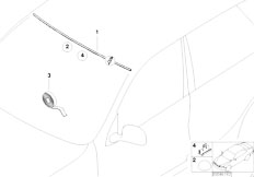 E53 X5 3.0d M57 SAV / Vehicle Trim/  Glazing Single Parts