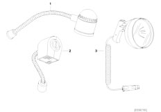 E90 325i N52 Sedan / Universal Accessories/  Halogen Map Light