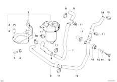 E38 730i M60 Sedan / Engine Emission Control Air Pump