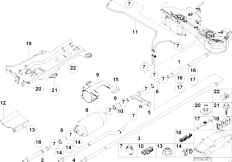 E46 330xd M57 Sedan / Fuel Supply/  Fuel Pipe Diesel Pump-2