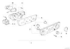 E36 M3 S50 Sedan / Heater And Air Conditioning/  Air Conditioning Control