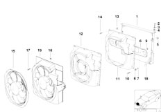 E36 M3 S50 Sedan / Heater And Air Conditioning/  Climate Capacitor Additional Blower