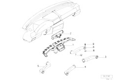 E36 318ti M42 Compact / Heater And Air Conditioning/  Air Channel-2