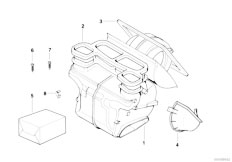 E36 316i 1.9 M43 Compact / Heater And Air Conditioning Housing Parts Heater Behr