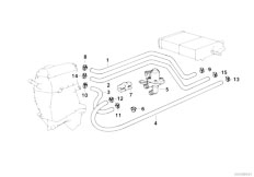 E36 316i 1.9 M43 Compact / Heater And Air Conditioning/  Water Valve Water Hose