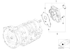 E53 X5 3.0i M54 SAV / Automatic Transmission/  A5s360r 390r Output 4 Wheel