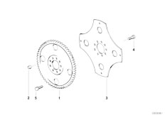 E38 L7 M73N Sedan / Engine/  Flywheel Automatic