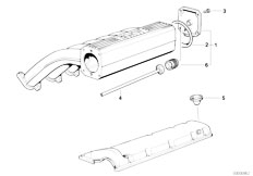 E38 750iLS M73N Sedan / Engine/  Crankcase Ventilation