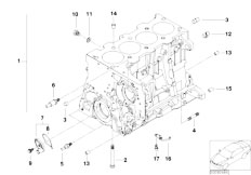 E46 320td M47N Compact / Engine/  Engine Block