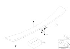 E36 318ti M42 Compact / Bodywork Rear Spoiler M Technik