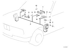 E34 530i M30 Sedan / Audio Navigation Electronic Systems/  Single Components Mono System