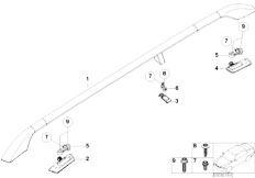 E36 318tds M41 Touring / Vehicle Trim Roof Railing