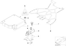 E52 Z8 S62 Roadster / Audio Navigation Electronic Systems Electric Parts Airbag