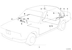 E32 730iL M30 Sedan / Audio Navigation Electronic Systems/  Single Parts F Antenna Diversity