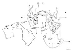 E38 L7 M73N Sedan / Engine/  Upper Timing Case