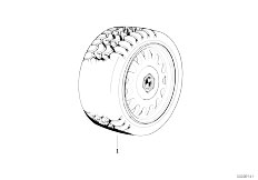 E34 525ix M50 Sedan / Wheels/  Winter Complete Wheel Bmw Styling