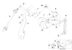 E66 730Li N52 Sedan / Rear Axle/  Headlight Vertical Aim Control Sensor