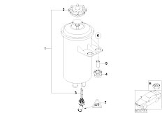 E70 X5 3.0sd M57N2 SAV / Steering/  Oil Reserv Single Parts Adaptive Drive