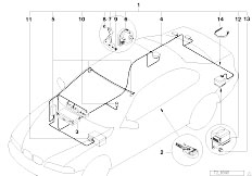 E39 523i M52 Sedan / Audio Navigation Electronic Systems Alarm System-2