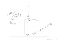 E36 328i M52 Cabrio / Audio Navigation Electronic Systems/  Short Rod Antenna