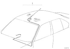 E36 318ti M44 Compact / Audio Navigation Electronic Systems/  Roof Antenna