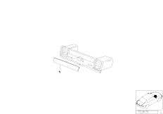 E36 316i M43 Touring / Vehicle Trim/  Leather Glovebox Panel