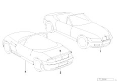 Z3 Z3 1.9 M44 Roadster / Vehicle Trim Aerodynamics Package-2
