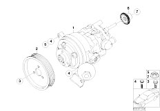 E65 735i N62 Sedan / Steering/  Power Steering Pump Dynamic Drive