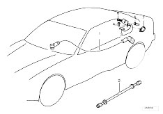 E36 318i M43 Cabrio / Audio Navigation Electronic Systems Supplementary Parts 2 Componente