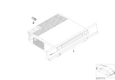 E53 X5 3.0i M54 SAV / Audio Navigation Electronic Systems Radio Bmw Professional Cd