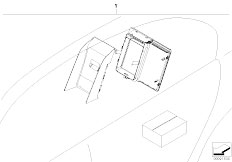 E65 730i M54 Sedan / Restraint System And Accessories/  Retrofit Ski Bag