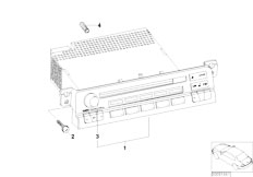 E46 330xi M54 Sedan / Audio Navigation Electronic Systems Conversion Business To Professional Cd
