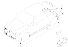 E46 316ti N42 Compact / Vehicle Trim/  Aerodynamics Package