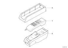 E36 316i M43 Touring / Communication Systems/  Single Parts F Centre Console Telephone