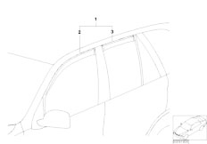 E53 X5 4.8is N62 SAV / Universal Accessories/  Deflector