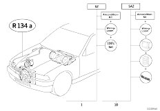 E36 325i M50 Coupe / Heater And Air Conditioning/  Air Conditioning System R134a