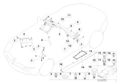 E52 Z8 S62 Roadster / Vehicle Trim Cross Member