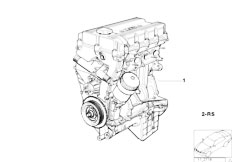 E36 318is M44 Sedan / Engine Short Engine