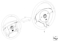 E46 318ti N46 Compact / Steering/  Modificat 4 Spoke Strng Whl Sport
