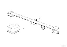 E30 324td M21 4 doors / Equipment Parts/  Trailer Coupling-2