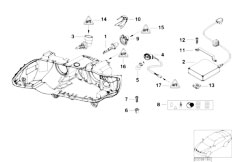 E53 X5 3.0i M54 SAV / Lighting Indiv Headlight Parts Xenon Headlight
