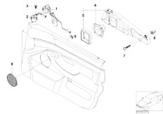 E39 535i M62 Sedan / Audio Navigation Electronic Systems/  Components M Sound System Front Door