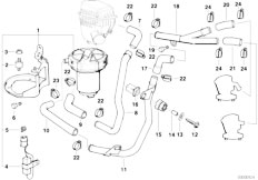 E38 750iLP M73N Sedan / Engine/  Emission Control Air Pump