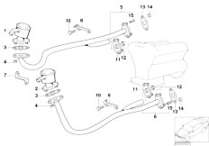 E38 750i M73 Sedan / Engine/  Emission Control Air Pump-2