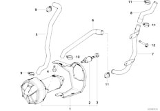 E34 530i M60 Sedan / Engine Emission Control Air Pump-3