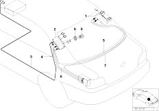 E39 525td M51 Sedan / Audio Navigation Electronic Systems/  Single Parts F Antenna Diversity