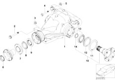 E52 Z8 S62 Roadster / Rear Axle Differential Drive Output