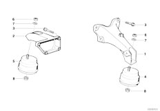 E36 318tds M41 Sedan / Engine/  Engine Suspension Damper