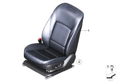 E65 730d M57N2 Sedan / Seats/  Seat Complete Front